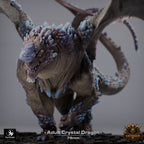 Crystal Dragon (Adult) | 12K Resin Gemstone Dragon for D&D & RPGs