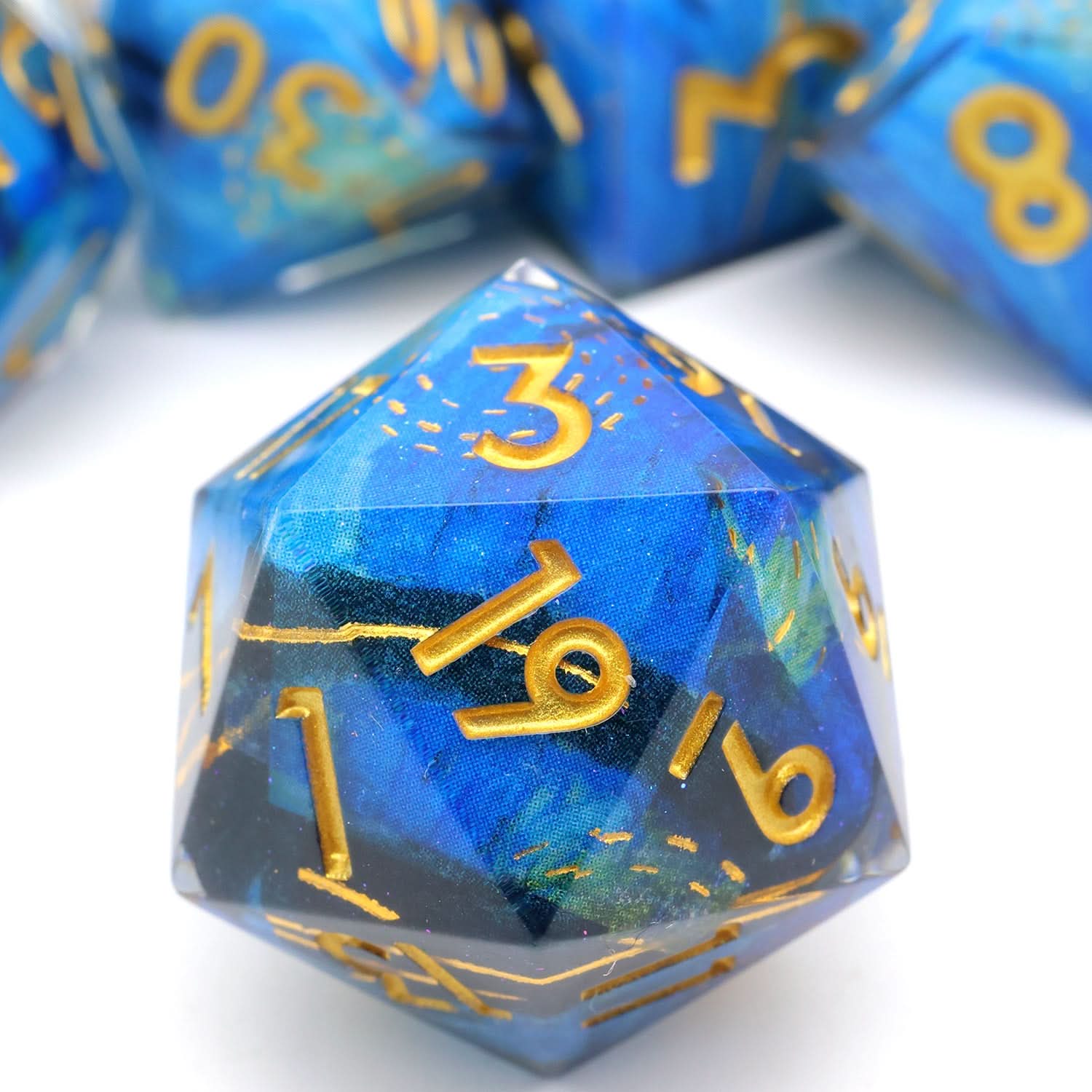 Astral Tide | Art Core Dice | 7 Piece Set