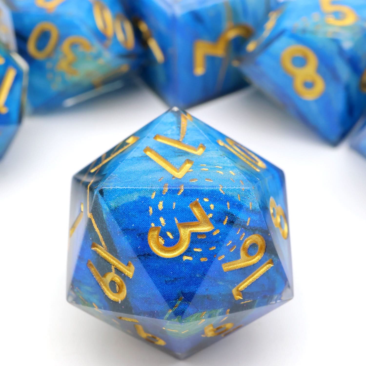 Astral Tide | Art Core Dice | 7 Piece Set