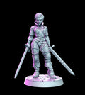 Fighter Daena | A Witcher Contract Vol 2 | Fantasy Miniature | RN Estudio