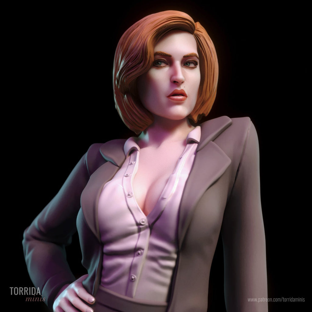 Dana | Pin-Up Statue Fan Art Miniature Unpainted | Torrida Minis