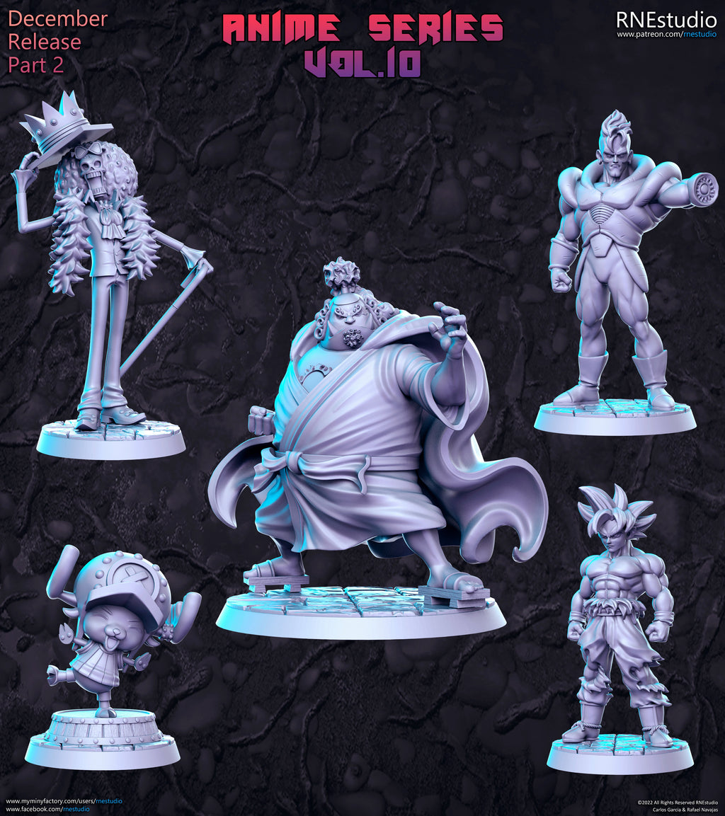 Anime Series Vol 10 Miniatures | Fantasy Miniature | RN Estudio