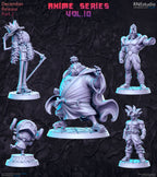 Anime Series Vol 10 Miniatures | Fantasy Miniature | RN Estudio