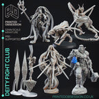 Deity Fight Club Miniatures | Fantasy Miniature | Printed Obsession