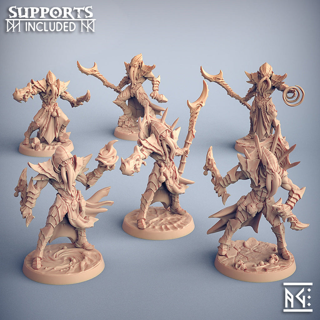 Depth One Reaver Miniatures (Full Set) | Fantasy D&D Miniature | Artisan Guild