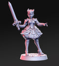 Dark Elf Fighter Destiny | Welcome to the Abyss | Fantasy Miniature | RN Estudio