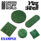 Green Stuff World Rolling Pin Flagstone