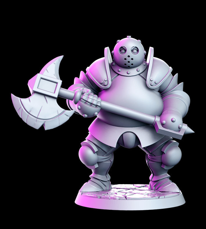 Berserker Dhruun | Age of Darkness | Fantasy Miniature | RN Estudio