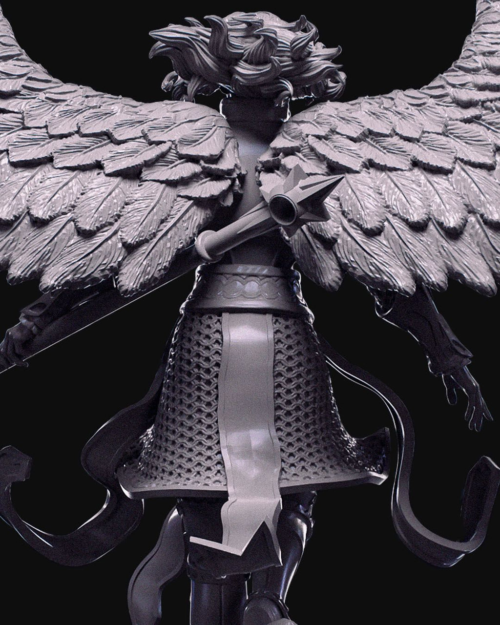 Dianna The Lightbringer - 32mm / 75mm Scale Miniature