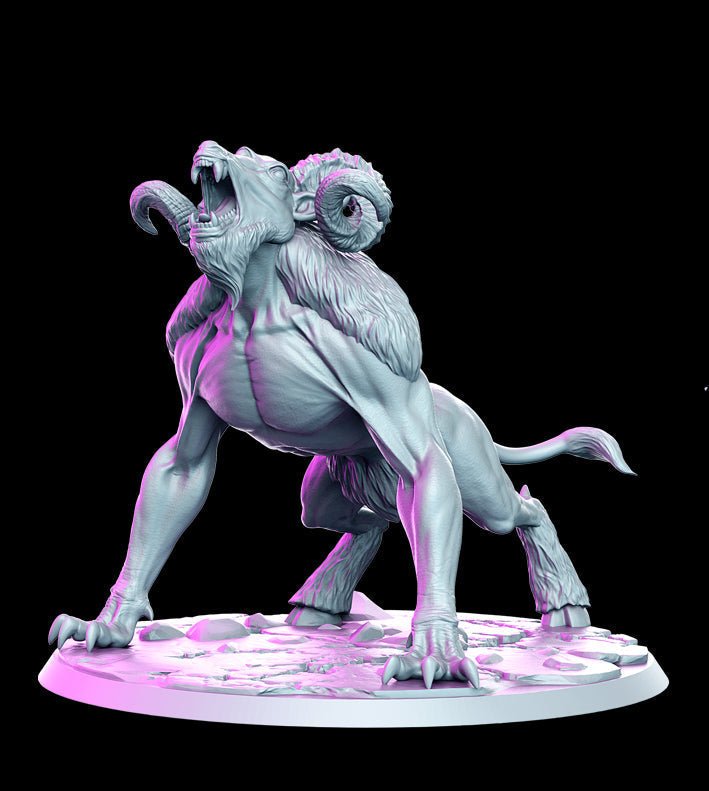 Dire Ram Beast | A Witcher Contract Vol 2 | Fantasy Miniature | RN Estudio