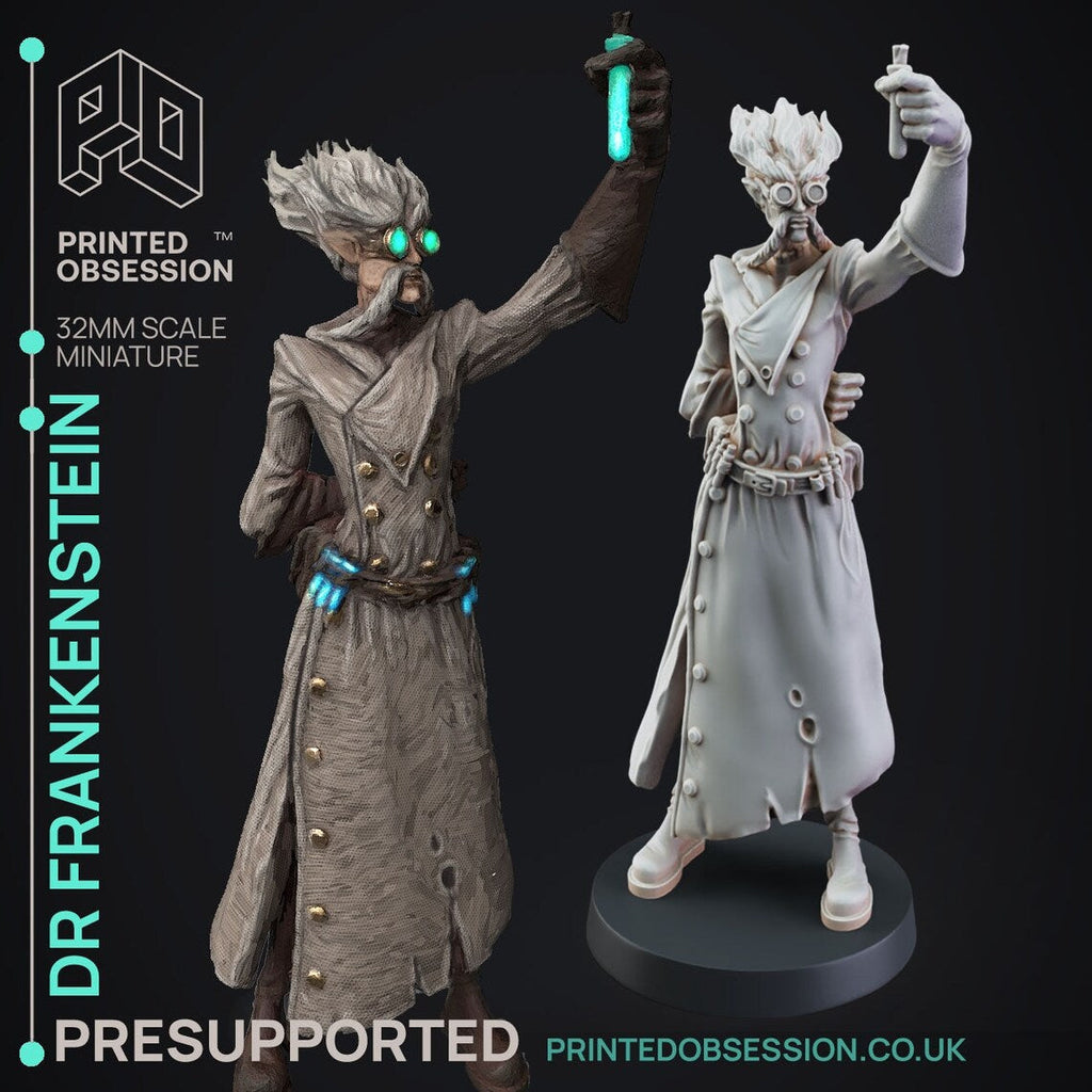 Dr Frankenstein | Frankensteins' Monster | Fantasy Miniature | Printed Obsession