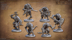 Draconian Shock Troop Miniatures | Draconian Scourge | Fantasy D&D Miniature | Artisan Guild