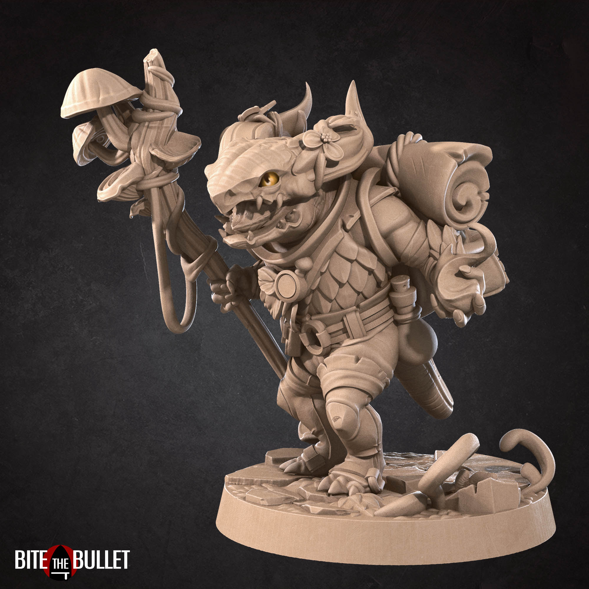 Druid | Kobolds | Fantasy Miniature | Bite the Bullet