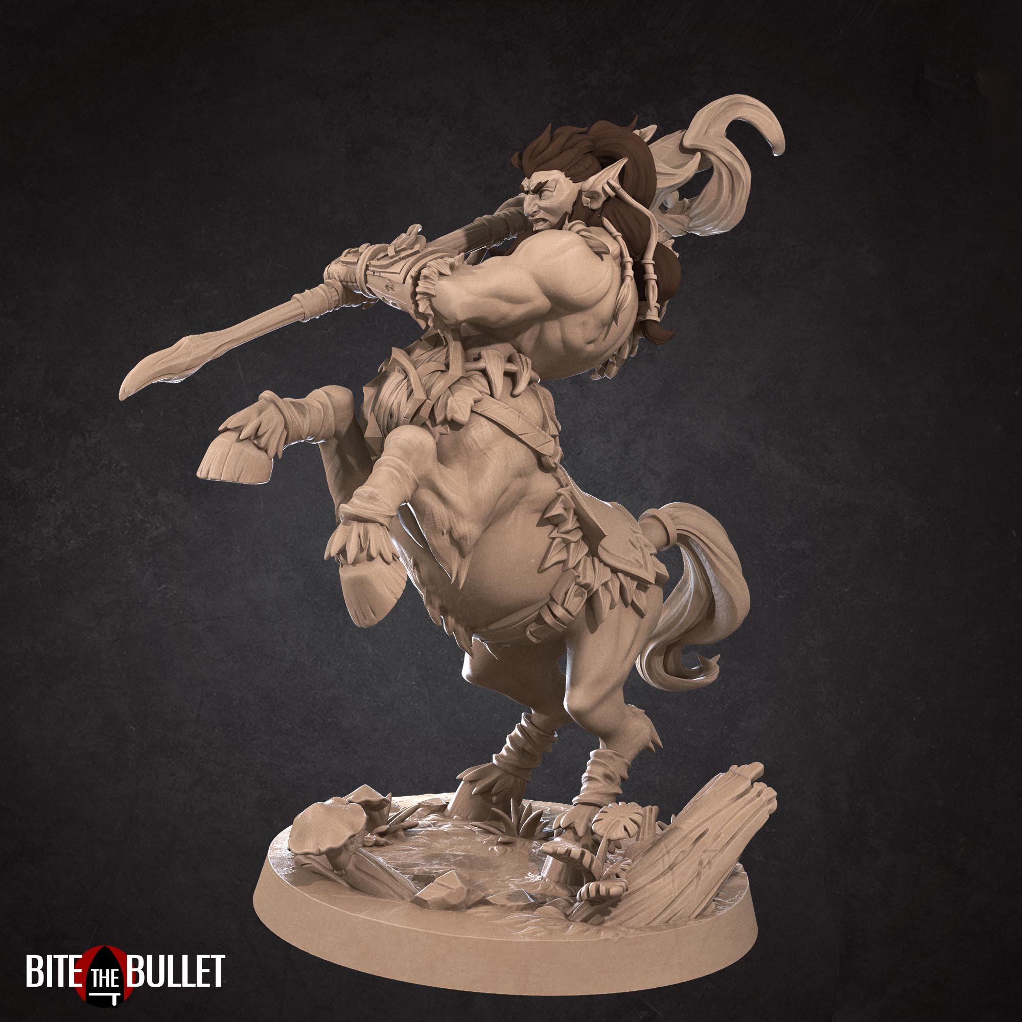 Druid (No Horns) | Centaurs | Fantasy Miniature | Bite the Bullet