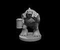 Drunk Tortle Bar Brawler 28mm Scale Miniature