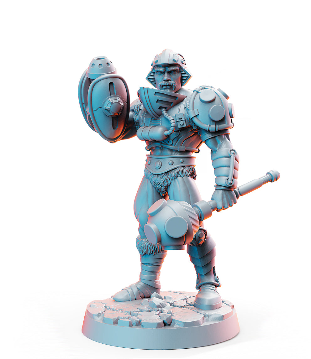 Dun-Ken w/ Blaster | Those Wonderful 80's | Fantasy Miniature | RN Estudio