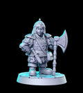 Dwarf Barbarian | Heroine's Quest Vol 2 | Fantasy Miniature | RN Estudio