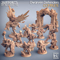 Dwarven Defenders Miniatures (Full Set) | Fantasy D&D Miniature | Artisan Guild
