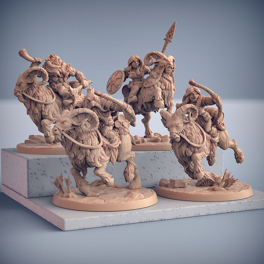 Dwarven Mountaineers of Skutagaard Miniatures (Full Set) | Fantasy D&D Miniature | Artisan Guild