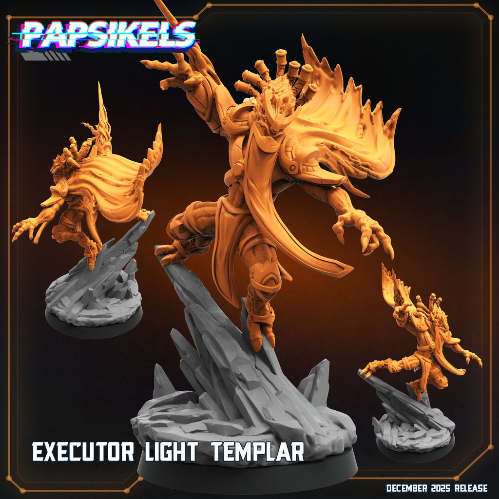 Executor Light Templar StarCraft Inspired Resin Miniature Psionic Warrior Papsikels