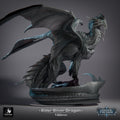 🪙 Silver Dragon (Elder) | 12K Resin 100mm Metallic Dragon for D&D & RPGs 🐲