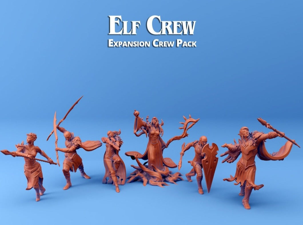 Elf Crew (Expansion) | Skies of Sordane | Fantasy Miniature | Arcane Minis