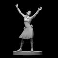 Elf Female Bard Dancer 28mm Scale Miniature