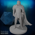 Elven Male Paladin 28mm Scale Miniature