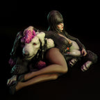 Elvira | Pin-Up Statue Fan Art Miniature Unpainted | Torrida Minis