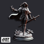 Erina of Amarth Proctor of Canos - 3D Printed Fighter Miniature
