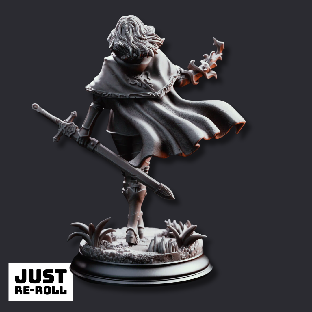 Erina of Amarth Proctor of Canos - 3D Printed Fighter Miniature
