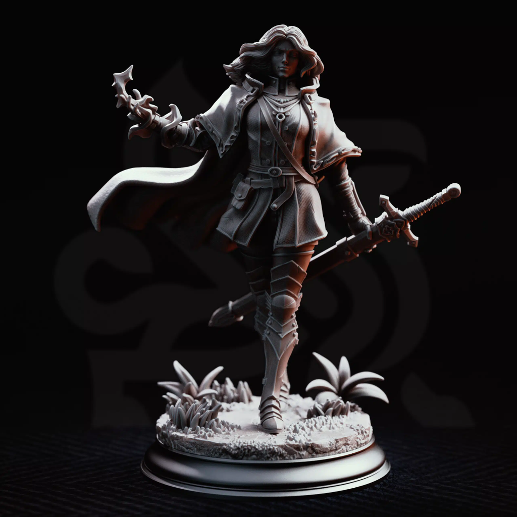 Erina of Amarth Proctor of Canos - 3D Printed Fighter Miniature