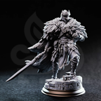 Eulysses the Eversighted Knight of the Owl - 3D Printed Fighter Character Miniature