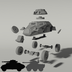 Grim 222 Armoured Scout Car