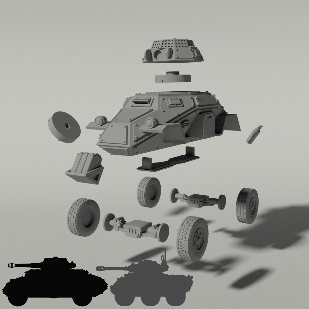 Grim 222 Armoured Scout Car