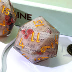 Sonnet of Thorns | 50mm D20 | Oversized Art Core Dice