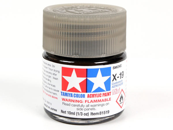 Tamiya Acrylic Paint Mini X-19 Smoke
