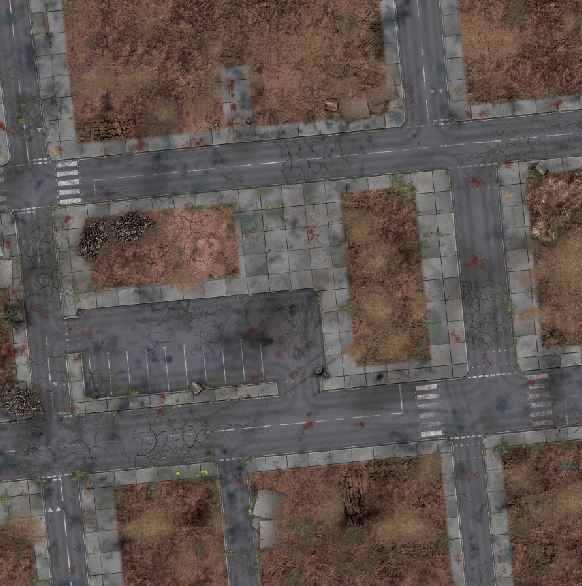 ZOMBIE! wargaming mat