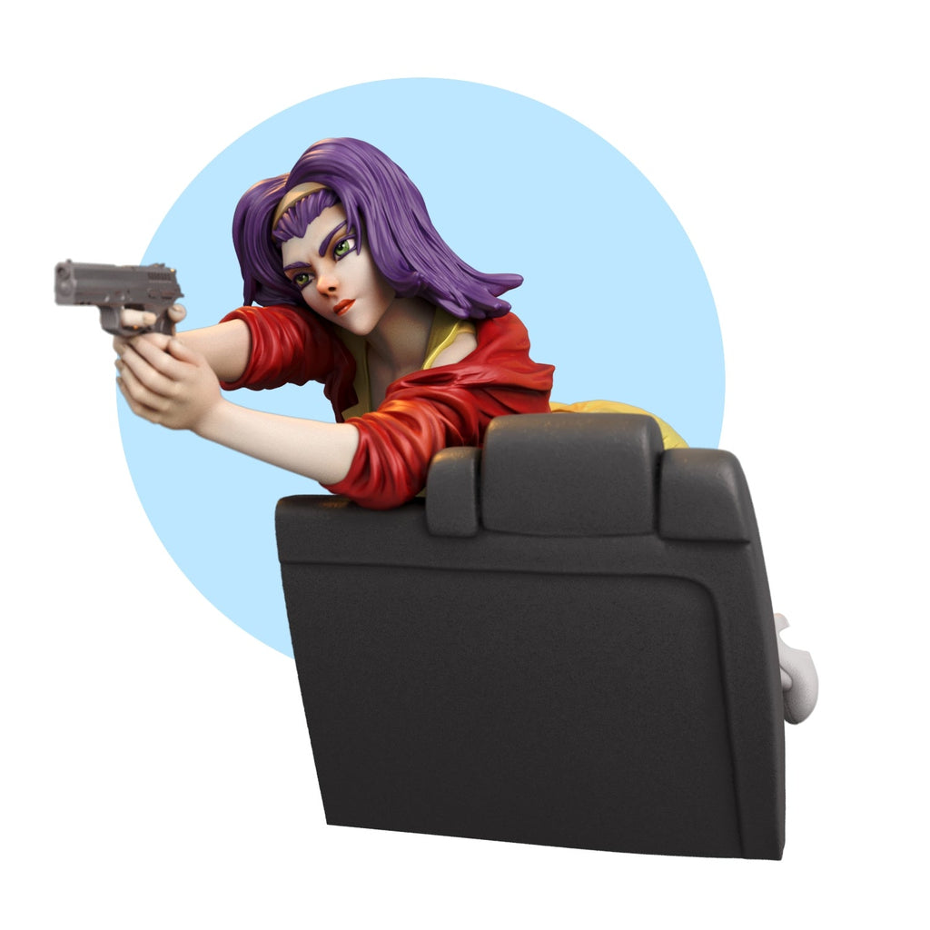 Faye | Pin-Up Statue Fan Art Miniature Unpainted | Torrida Minis