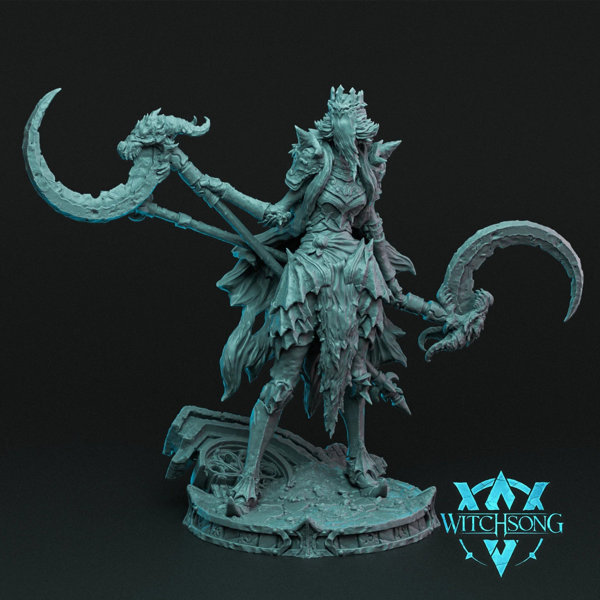 Faceless Queen – 12K Resin D&D Miniature (With Base) for Tabletop RPGs