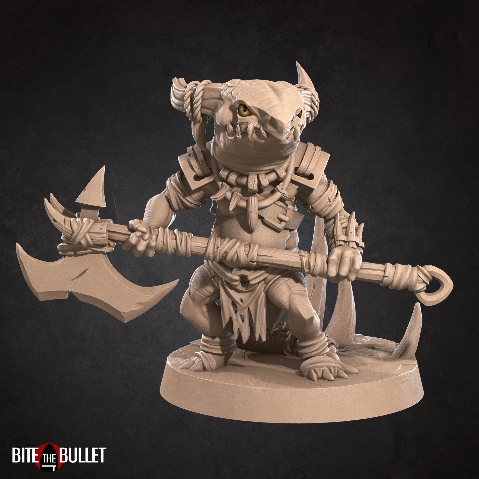 Fighter | Kobolds | Fantasy Miniature | Bite the Bullet