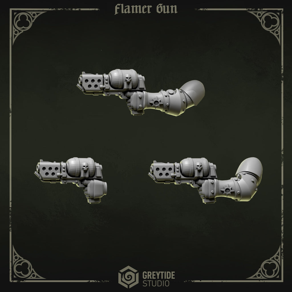 Pistols | Eternal Pilgrims | Conversion Bits For 28mm 32mm Sci-fi Marines