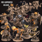 Foxfolk (Full Set) | Fantasy Miniature | Bite the Bullet