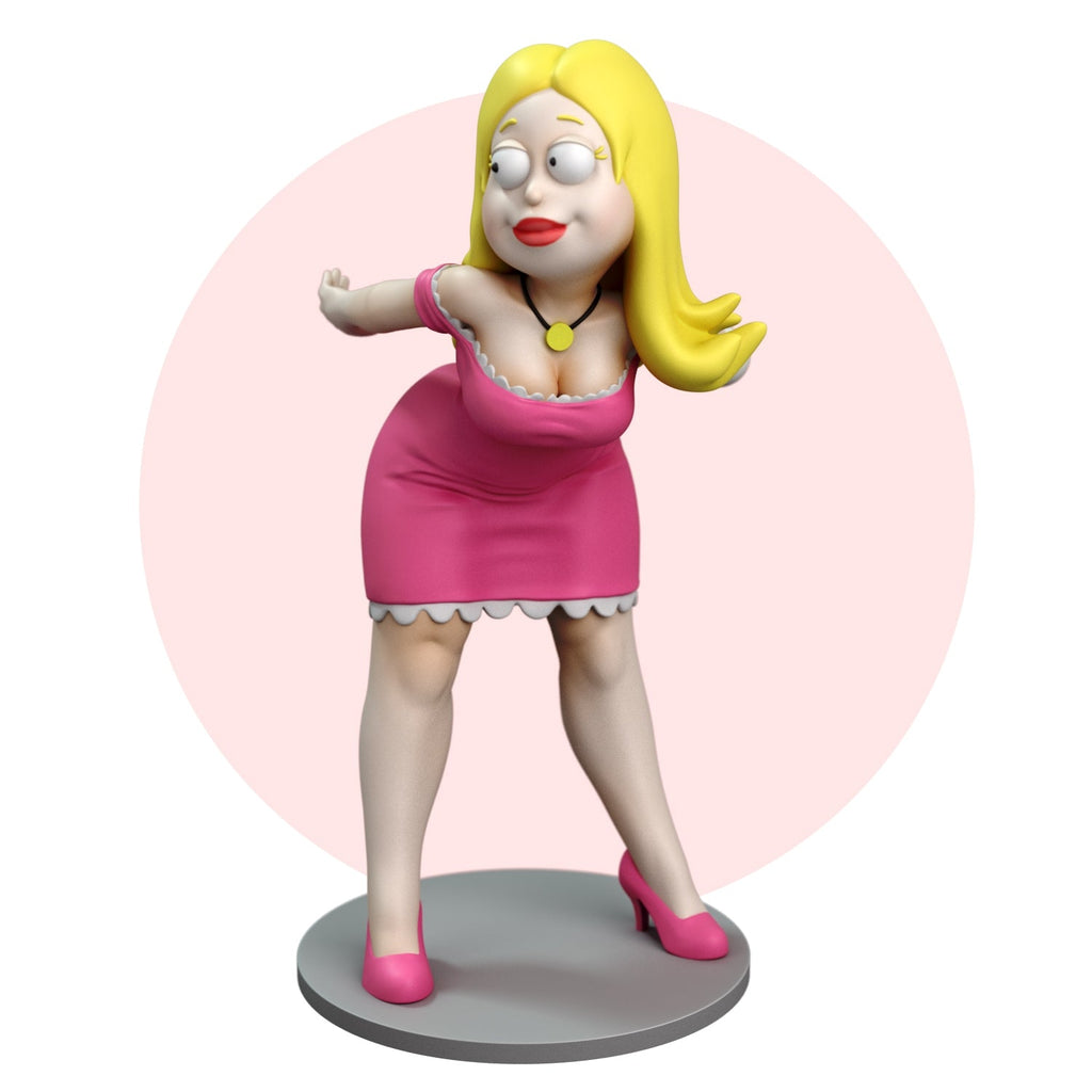 Francine | Pin-Up Statue Fan Art Miniature Unpainted | Torrida Minis