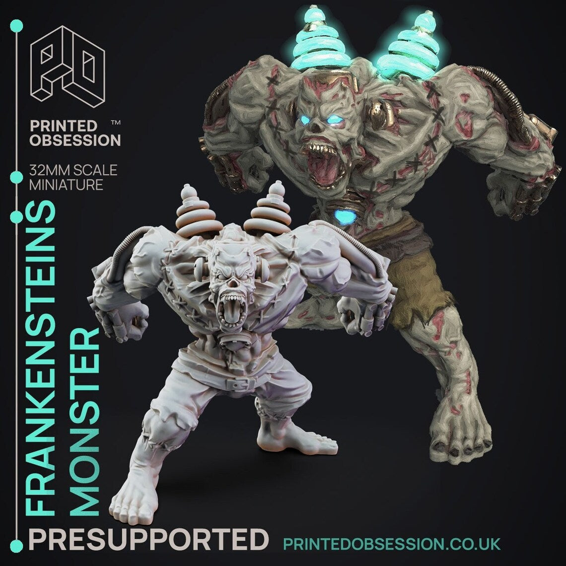 Frankensteins' Monster Miniatures | Fantasy Miniature | Printed Obsession