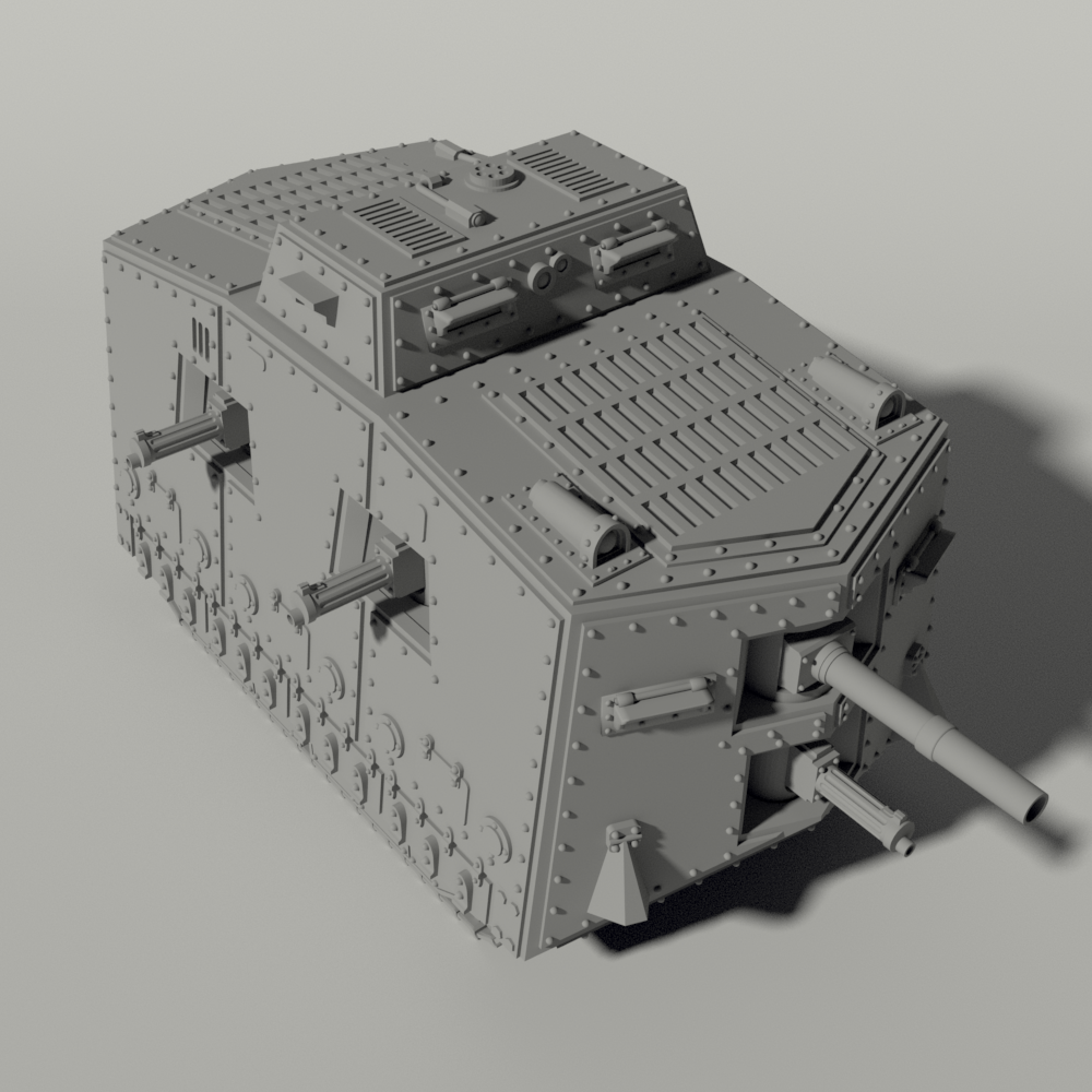 Grim A7V Heavy Assault Tank – Grim Prints