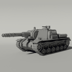 Grim ISU-152 Heavy Tank Destroyer