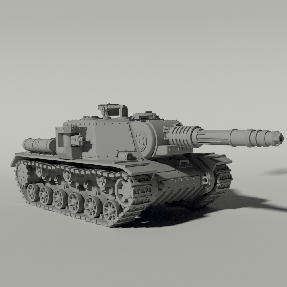 Grim ISU-152 Heavy Tank Destroyer