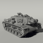 Grim ISU-152 Heavy Tank Destroyer