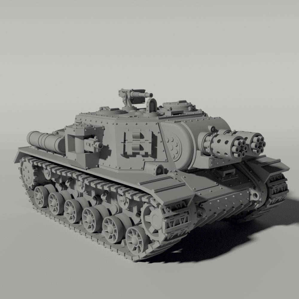 Grim ISU-152 Heavy Tank Destroyer